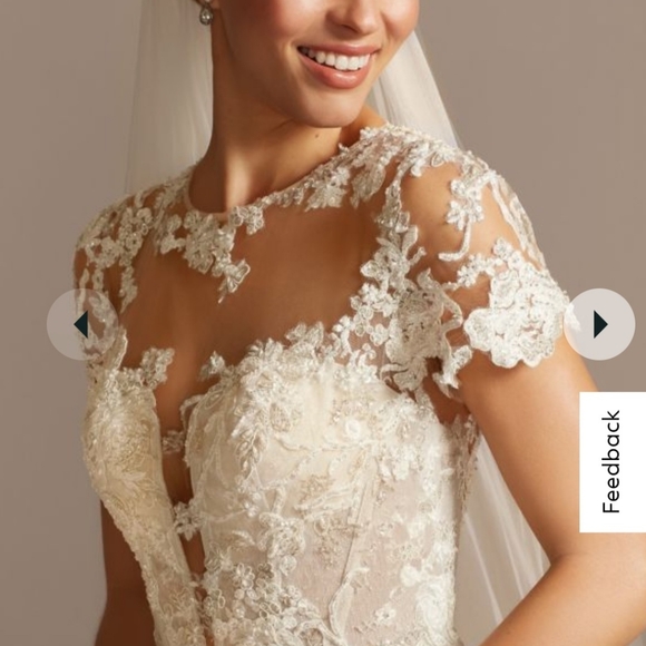 Oleg Cassini Wedding Dress with Pockets!